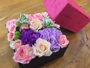 BOXフラワー♬|「花のみやさこ」　（広島県東広島市の花屋）のブログ